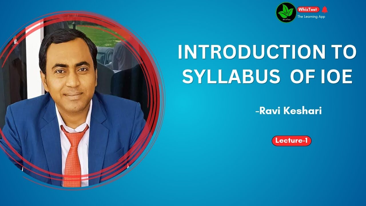 Introduction to the syllabus of IOE #engineering #ioeentranceguide #ioeentrancepreparation #ioe