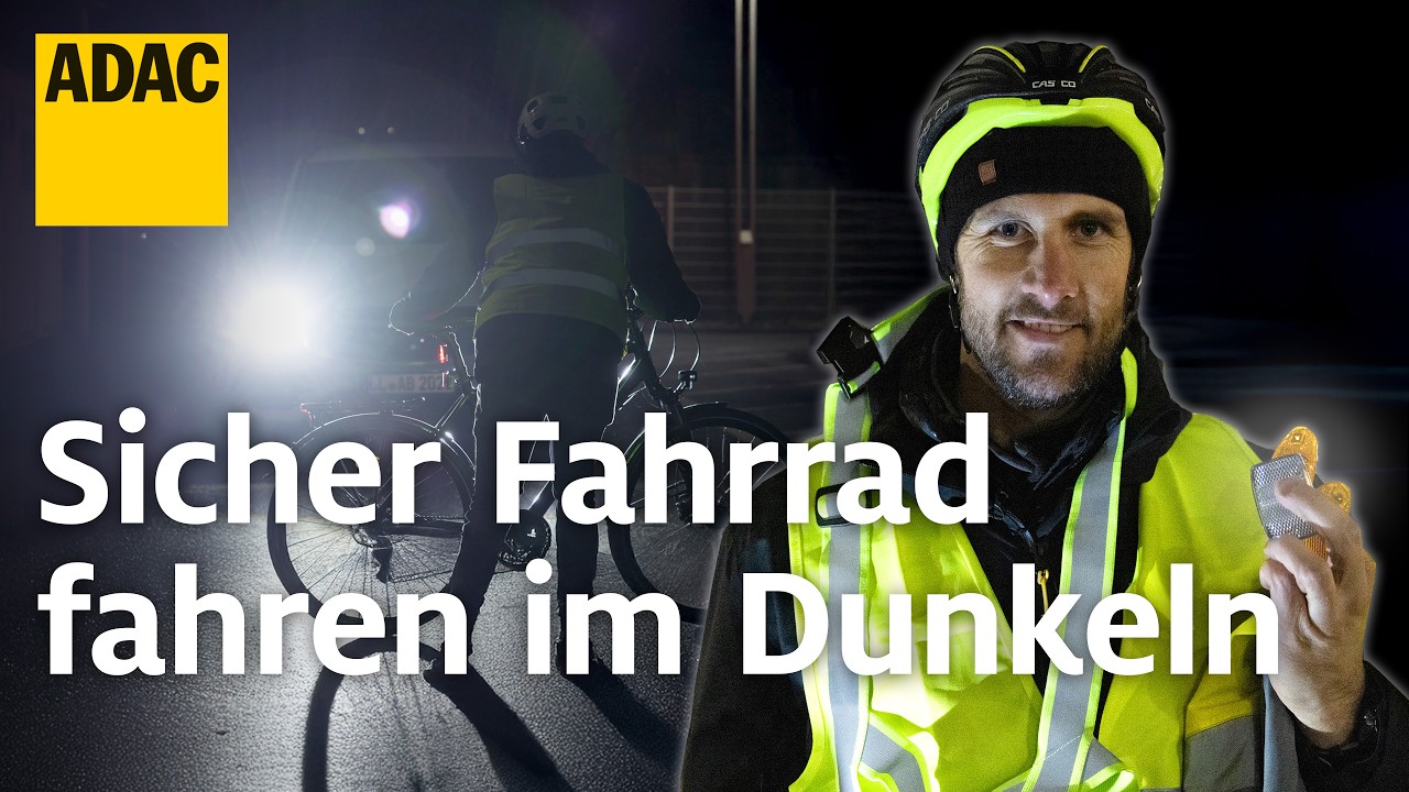 Fahrrad fahren im Dunkeln: So seid ihr sicher und sichtbar unterwegs!