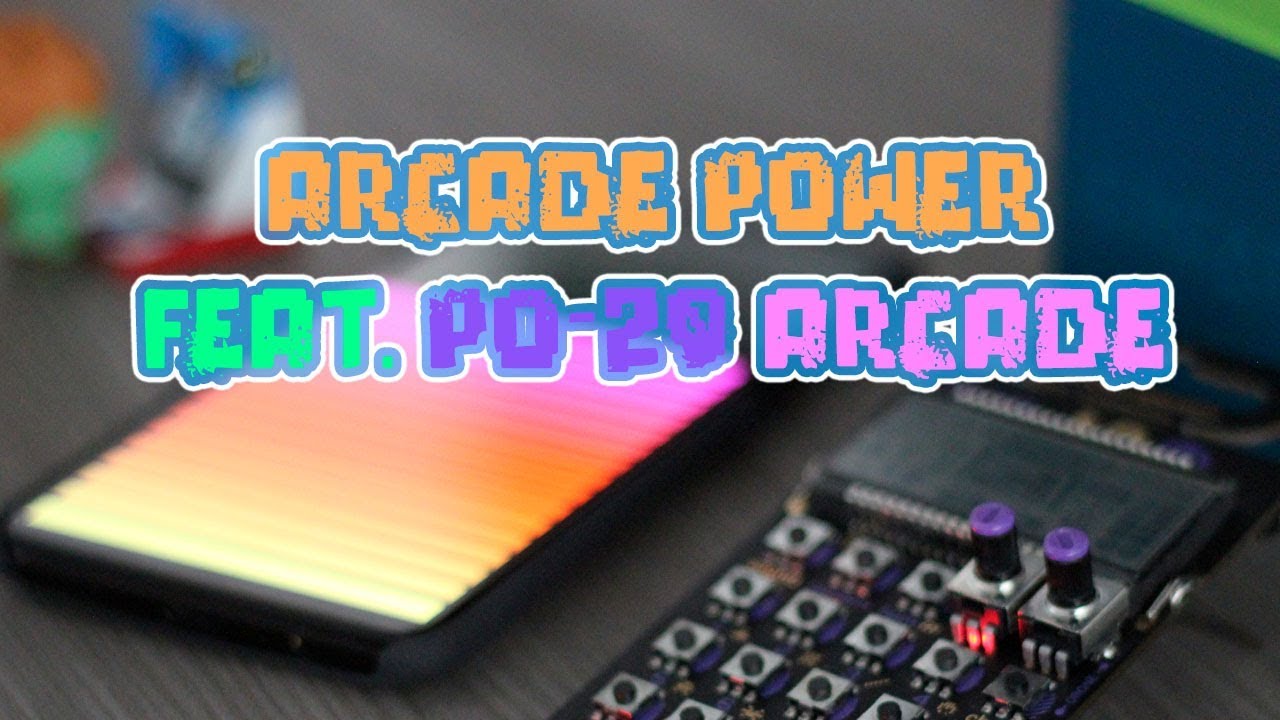 Arcade Power feat. Pocket Operator PO-20 by Teenage Engineering