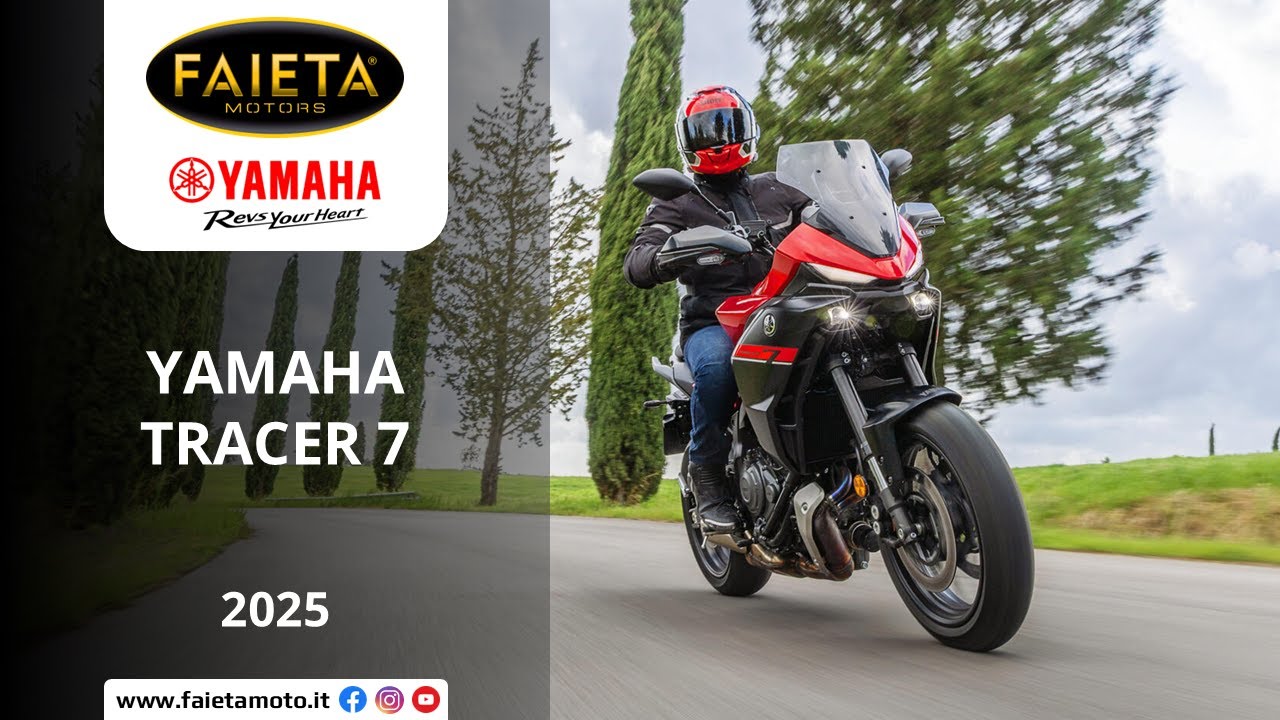 2025 Yamaha TRACER 7 e TRACER 7 GT: bellezza in ogni curva | Faieta Motors