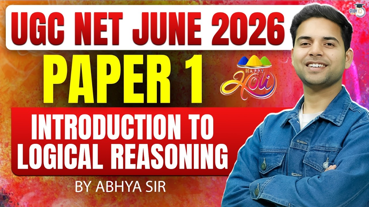 UGC NET JUNE 2026 PAPER 1 INTRODUCTION TO LOGICAL REASONING