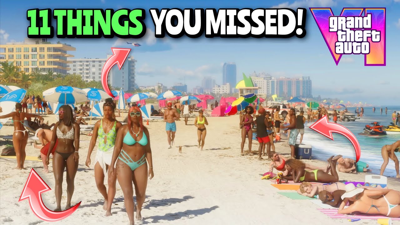 11 THINGS YOU MAY HAVE MISSED IN GTA 6 TRAILER 1!