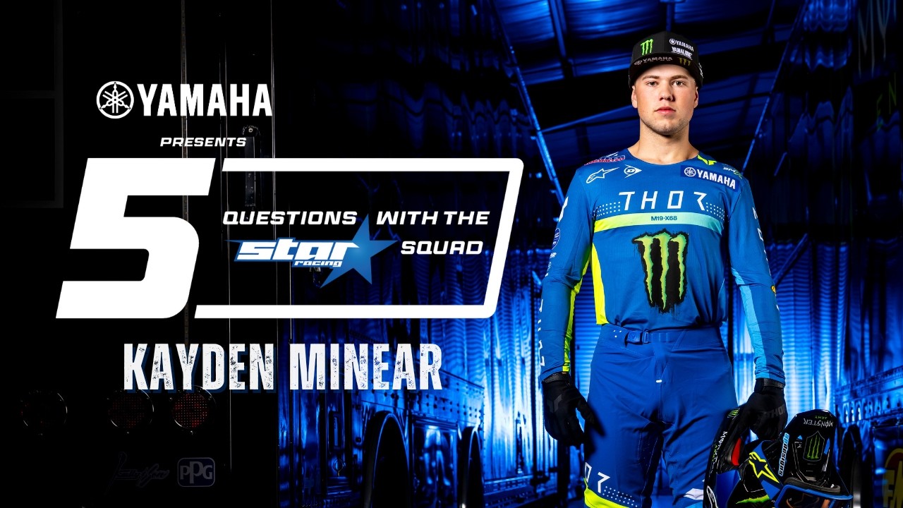 5 Questions with Kayden Minear | #Yamaha Star Racing