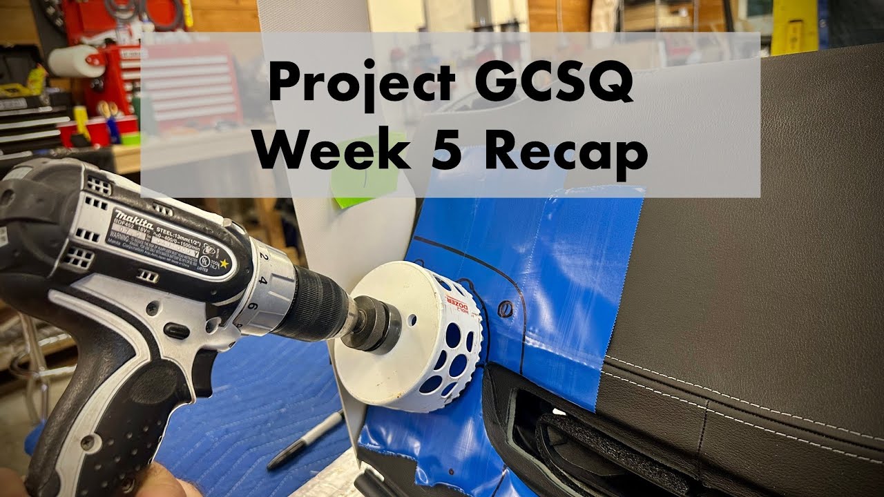Project GCSQ - Week 5(ish) Recap - Accuton, Sails, Front Sub, Dash Removal