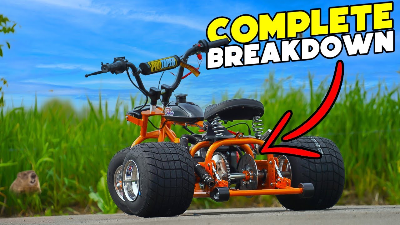 What You Need To Know About Mini Trike Axle, Brake, And Sprocket Assembly!