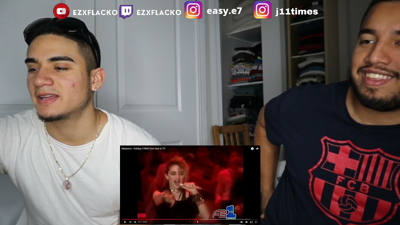 Madonna - Holiday (1984) First time in TV | REACTION