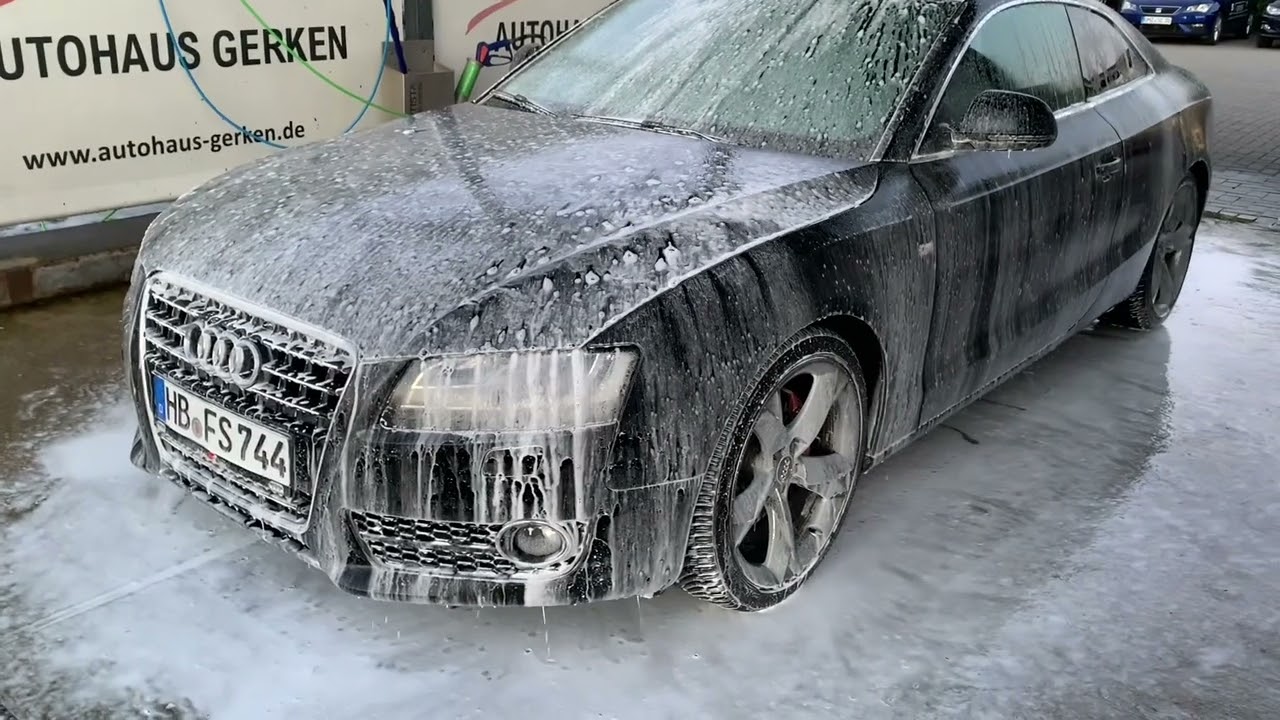 Ich wasche mein Auto für 2.50€ - SB Waschpark Ritterhude - SB Waschbox Autohaus Gerken - A5 waschen