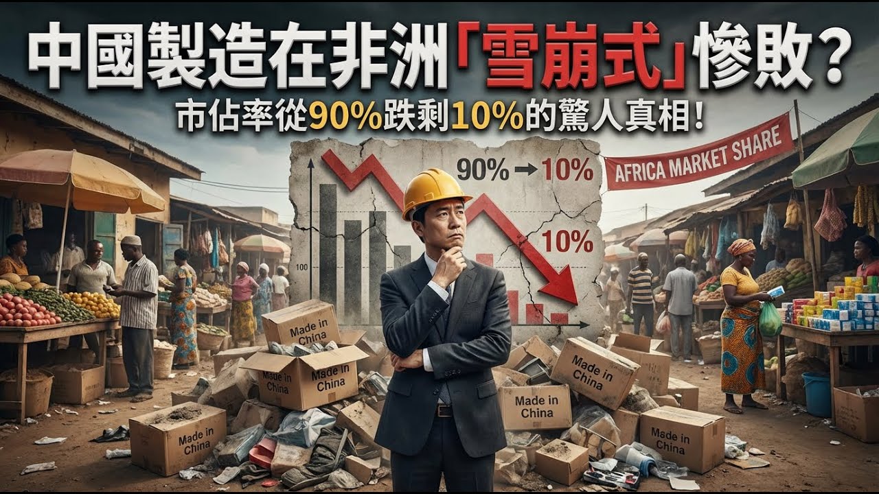 中國製造在非洲「雪崩式」慘敗？市佔率從90%跌剩10%的驚人真相！