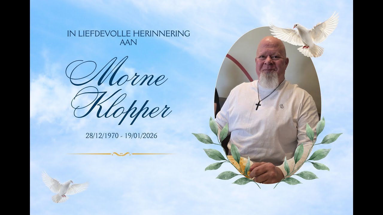 In Liefdevolle Herinnering aan Morne Klopper