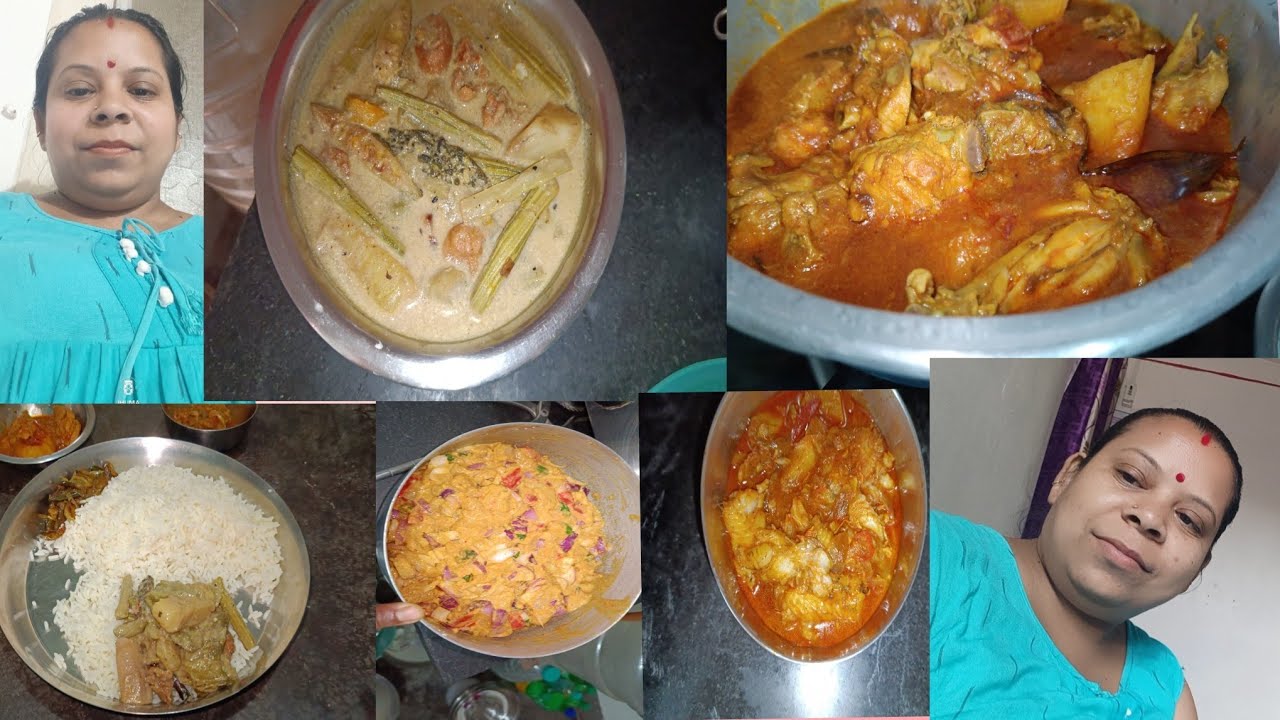 সানডের মেনু লাল লাল ঝাল ঝাল চিকেন কষা//বড় মশায় বারোটা বাজিয়ে দিল//housewife daily routine