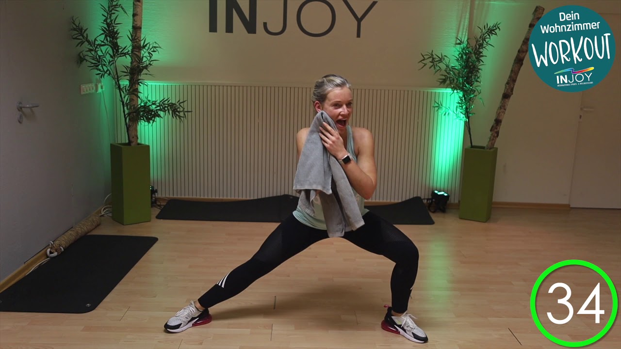 INJOY - Dein Wohnzimmer Workout -- Tabata 'Booty' Workout mit Sandra