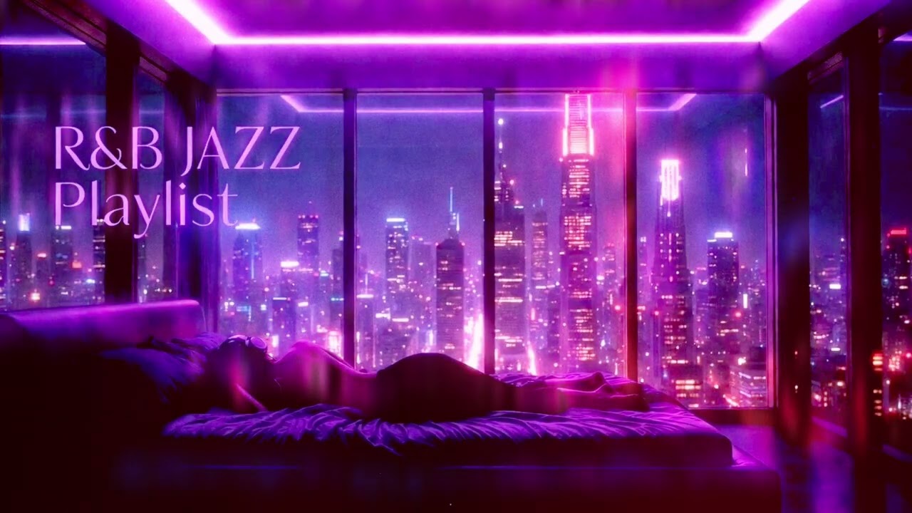 Vaporwave & Chill R&B 💜《Violet Skyline 紫霓天際線》Lo-fi Hip Hop | 適合深夜獨處、睡前沉澱的放鬆音樂