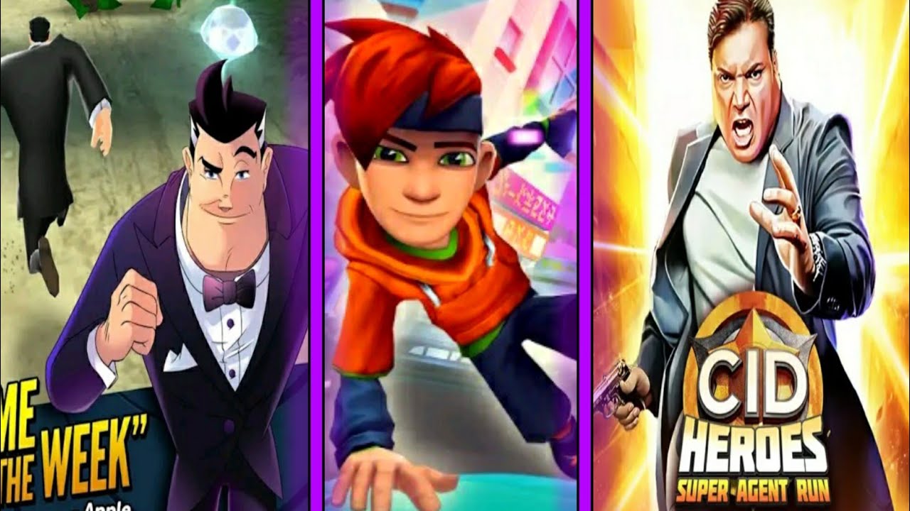 MetroLand - Endless Arcade Run VS Agent Dash - Run Fast VS CID Heroes - Super Agent Run Gameplay