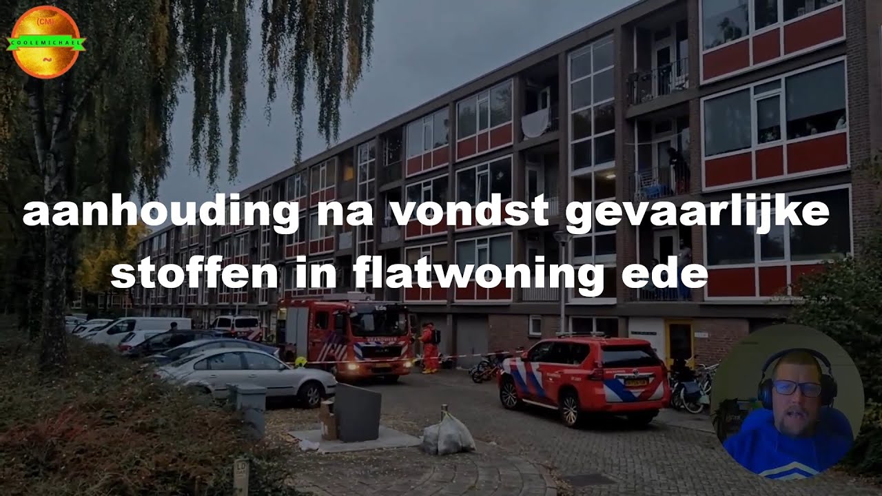 C͓̽O͓̽O͓̽L͓̽E͓̽ M͓̽I͓̽C͓̽H͓̽A͓̽E͓̽L͓̽ en aanhouding met gevaarlijke stoffen in flatwoning ede