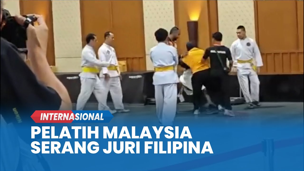 Detik-detik Keributan di Pencak Silat SEA Games 2025, Pelatih Malaysia Serang Juri Filipina