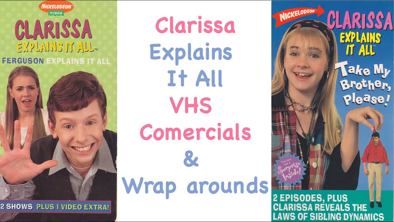 Clarissa Explains it All | Commercials & Wrap Arounds | 1994-1995 | Vintage VHS