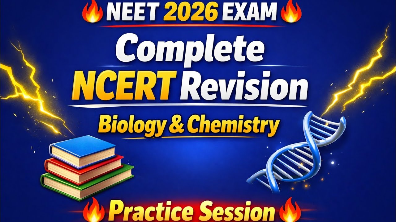 Day 10🔥 Neet 26 exam preparation 🔥 NCERT Biology & Chemistry practice session