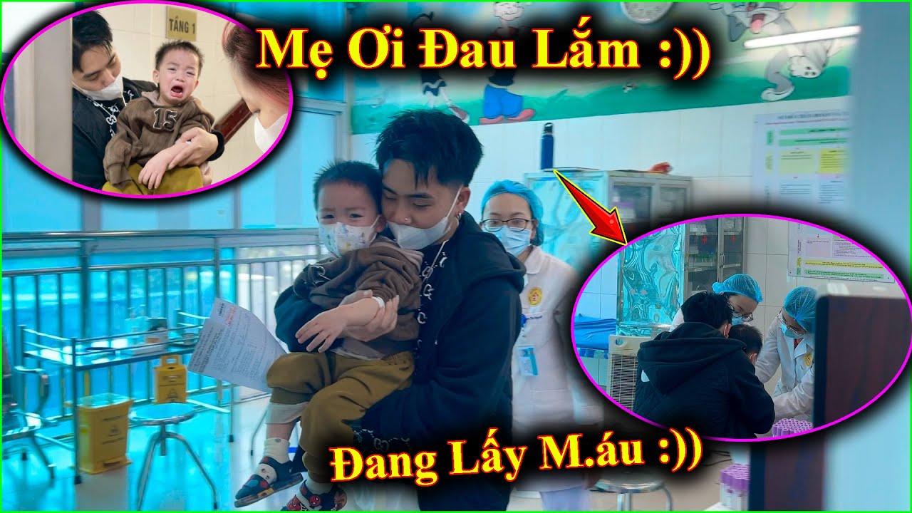 Tin Buồn !! Chanh Chanh N.gất Xỉu Khi Thấy Cubin Đi Lấy M.á.u Để  S.ét N.ghiệm