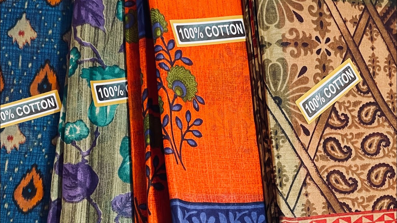 MEENA COTTON SAREES. SUMMER SPECIAL // MEENA PRINTS //.  PURE COTTON//