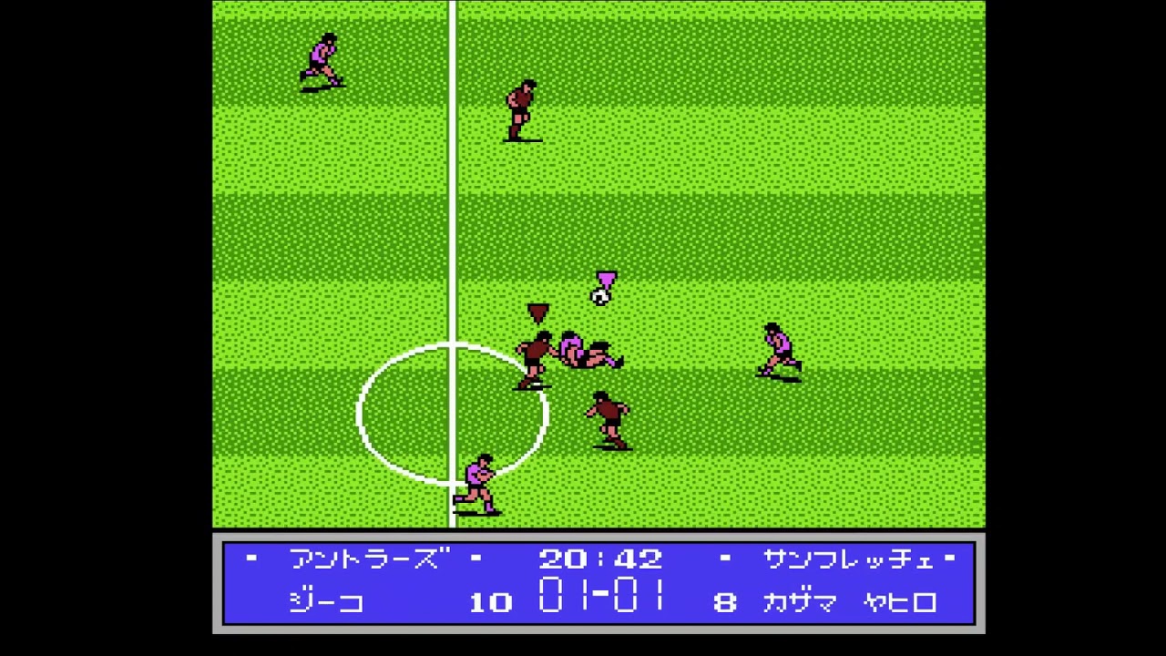 J. League Winning Goal (Famicom Game) - Exhibition Mode Longplay