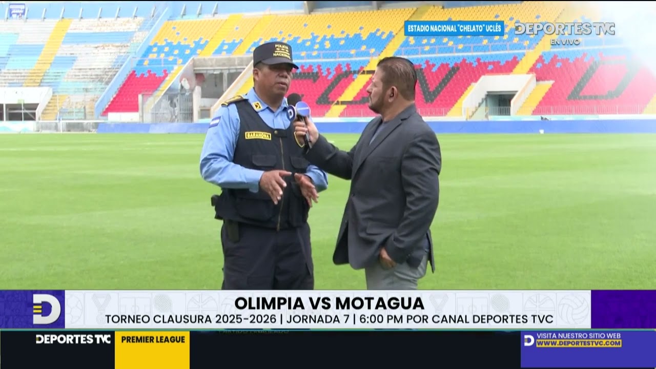 La seguridad está lista para el clásico Olimpia vs Motagua de la Jornada 7 del Clausura 2026