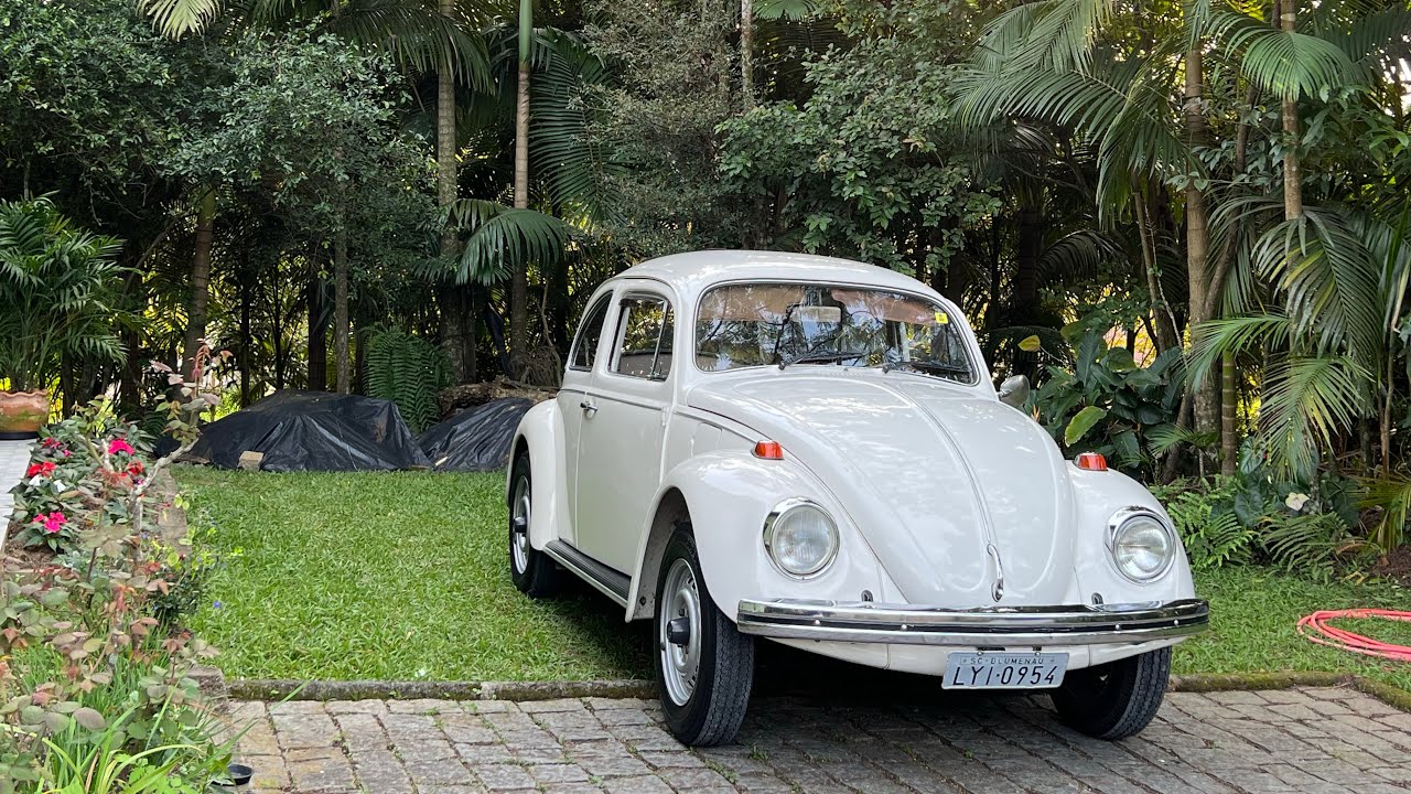 Fusca 1300L Monocromático marrom - preparando o fusca para o uso no dia a dia