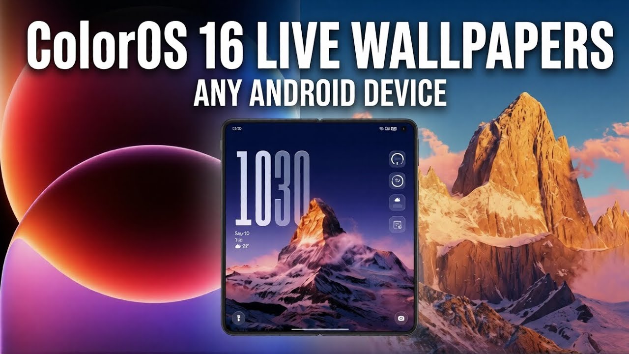 Install ColorOS 16 Live Wallpapers on ANY Android! (No Root) Link in a Description