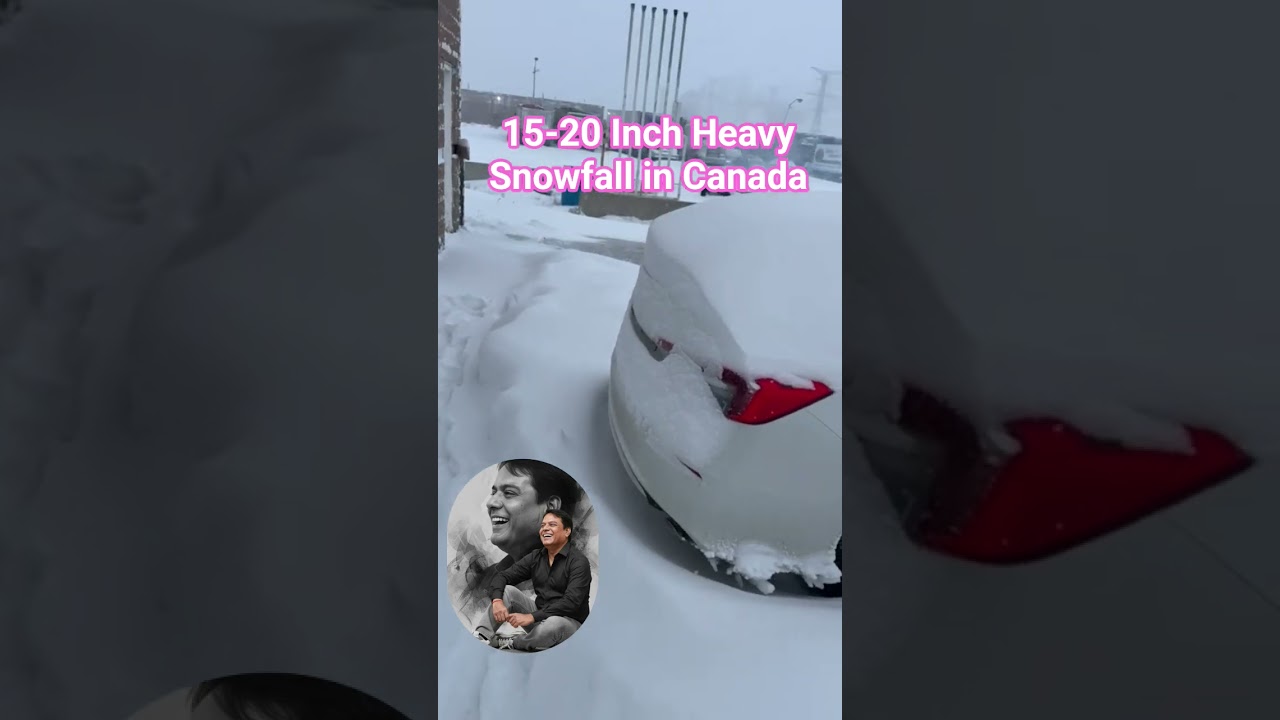 Heavy Snowfall in Canada 