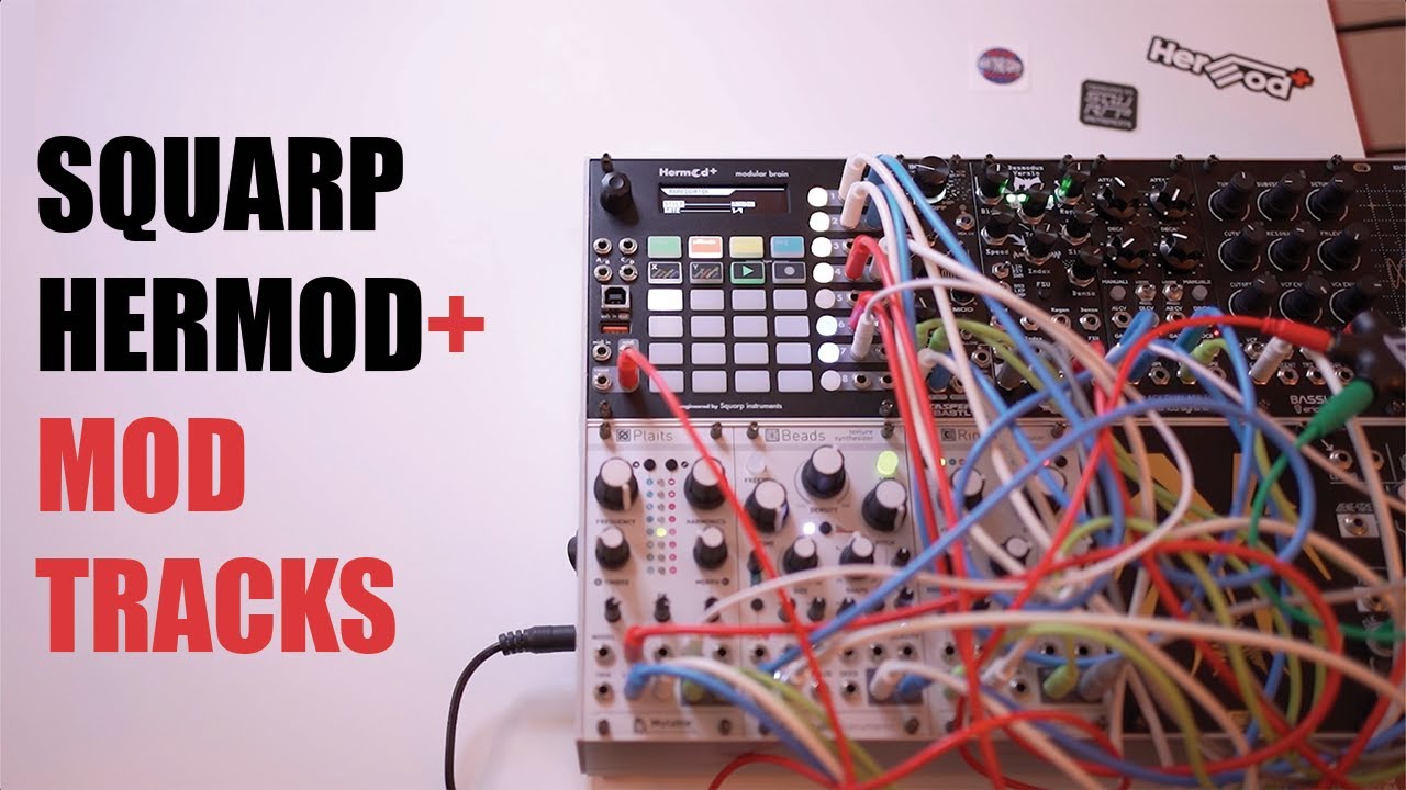 Squarp Hermod Plus // using modulation tracks to create textures with Plaits/Beads/Desmodus Versio