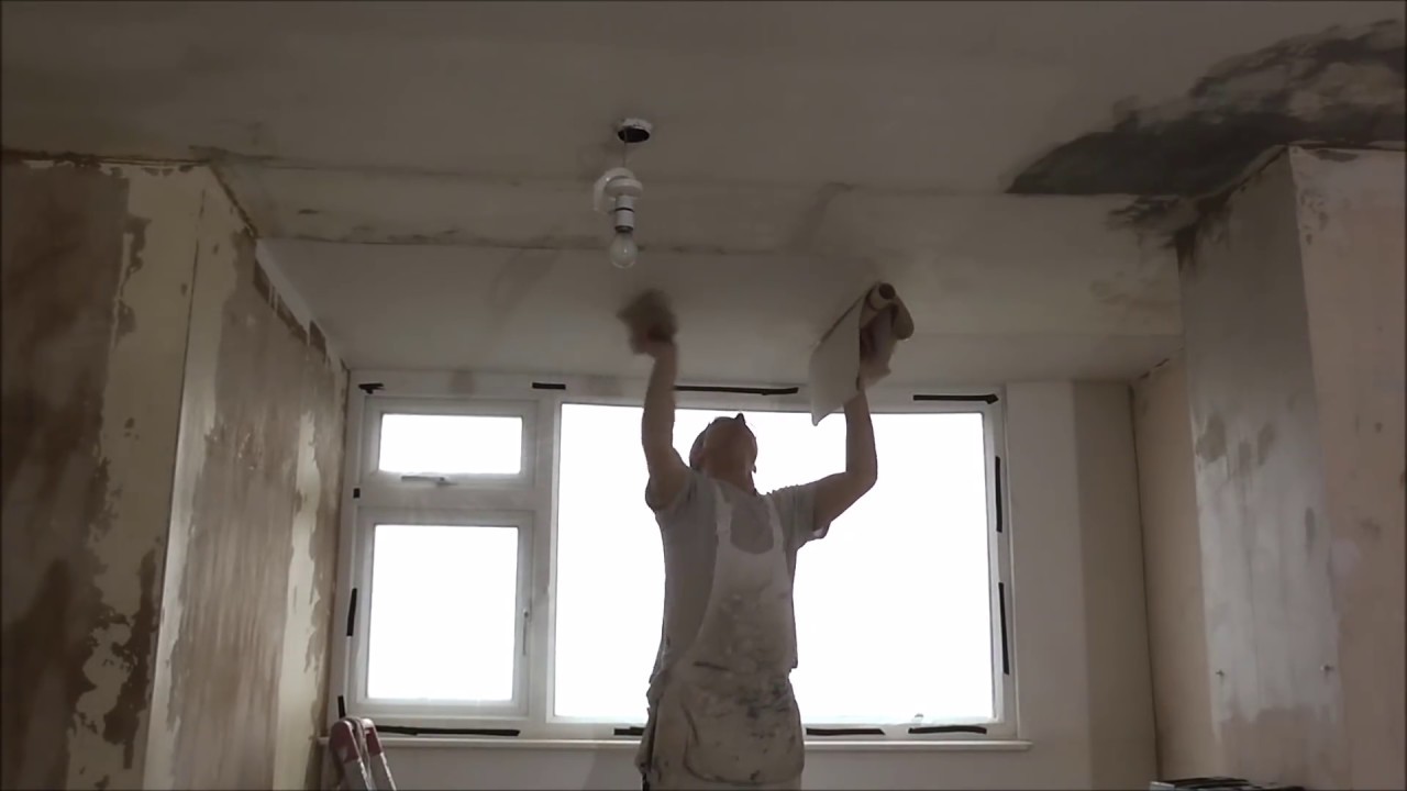 How to Wallpaper A Ceiling