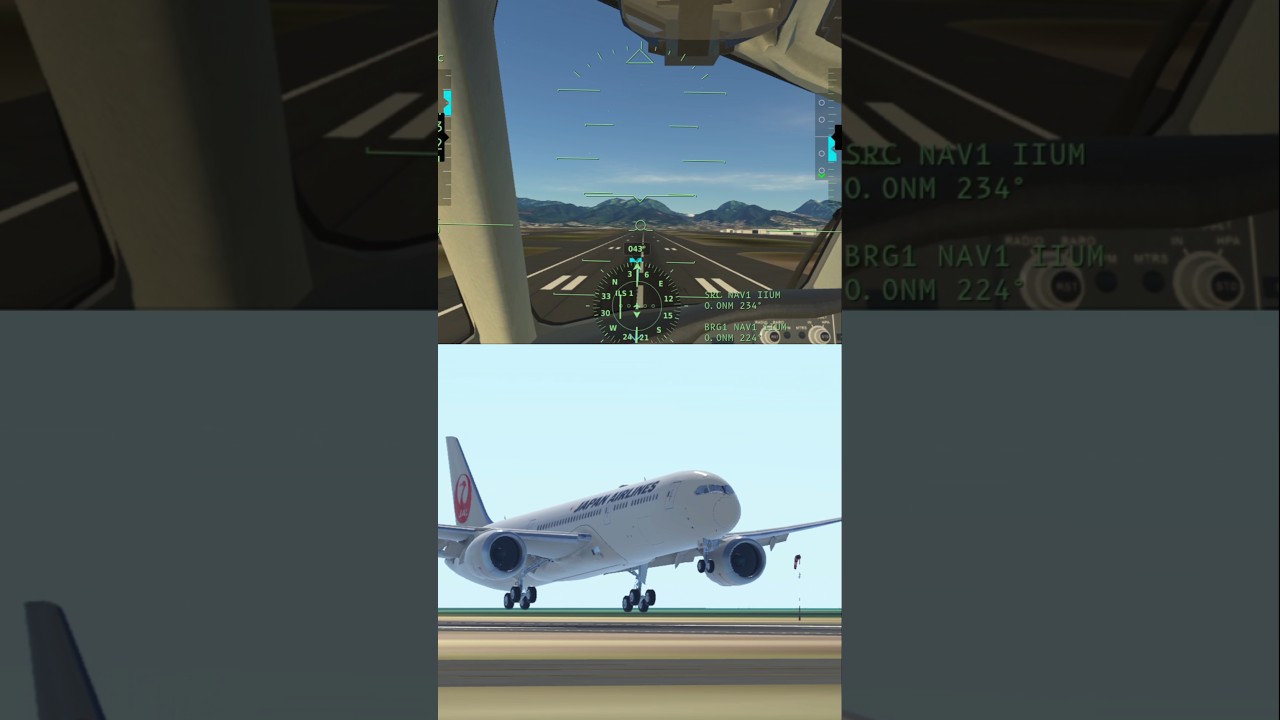 INFINITE FLIGHT | Landing at Honolulu Airport【HNL/PHNL】Japan airlines B789 #infiniteflight #landing