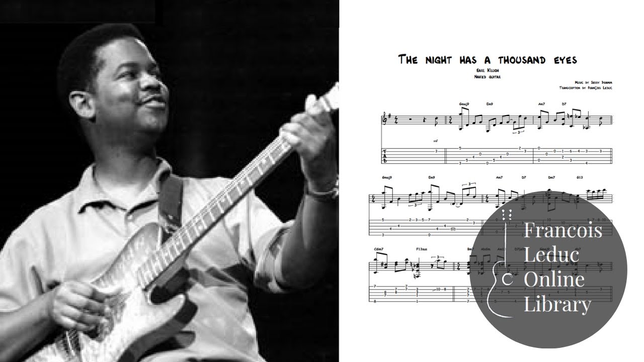The Night Has a Thousand Eyes - Earl Klugh (Transcription)