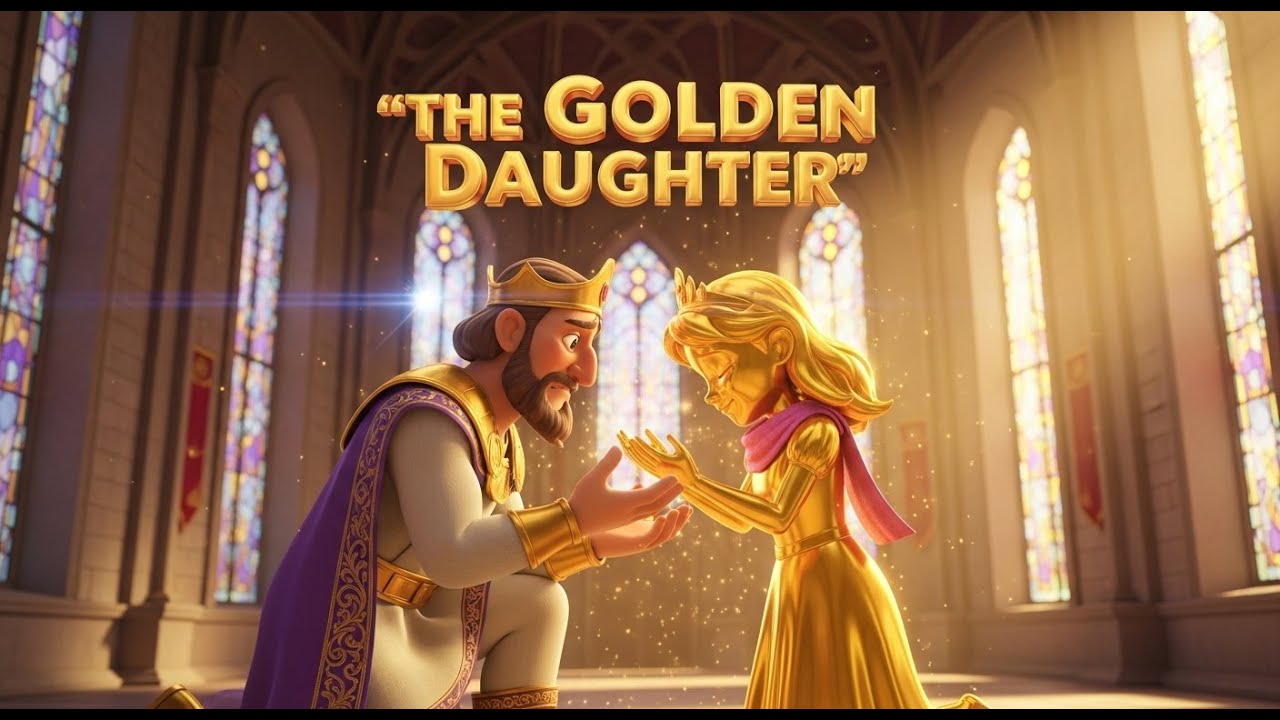 King Midas and the Golden Touch  A Timeless Moral Story in 3D Pixar Style ✨👑