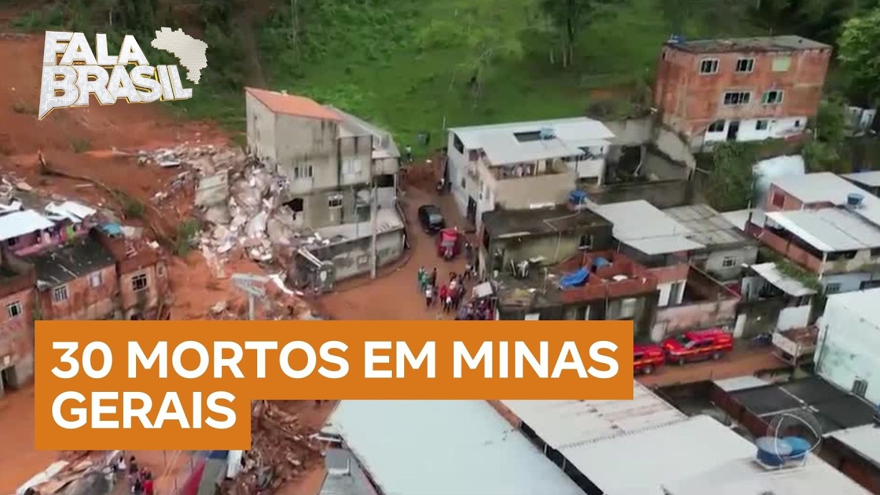Chuvas intensas causam mortes e destruição no sudeste do Brasil