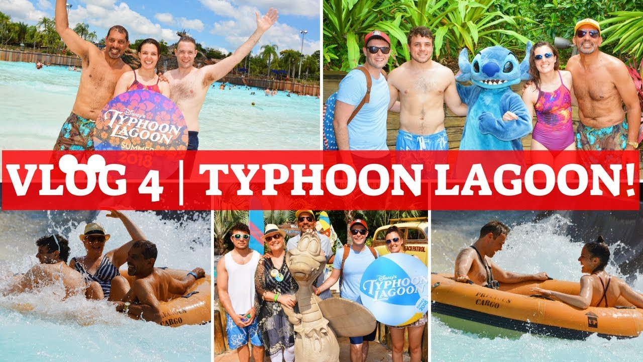 WALT DISNEY WORLD & UNIVERSAL 2018 VLOG 4 | We Ride Every Water Slide at Typhoon Lagoon!
