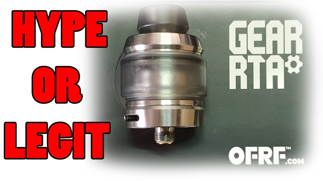 HYPE or LEGIT flavor tank? Gear RTA Unboxing and build.