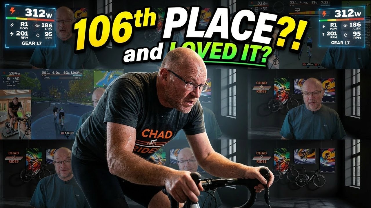 I Finished 106th on Zwift... And I Loved It!