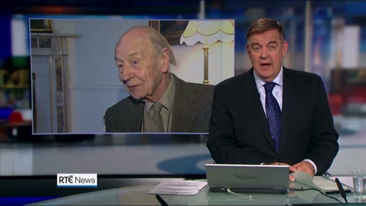 William Trevor's death reported on RTÉ News (21st November 2016)