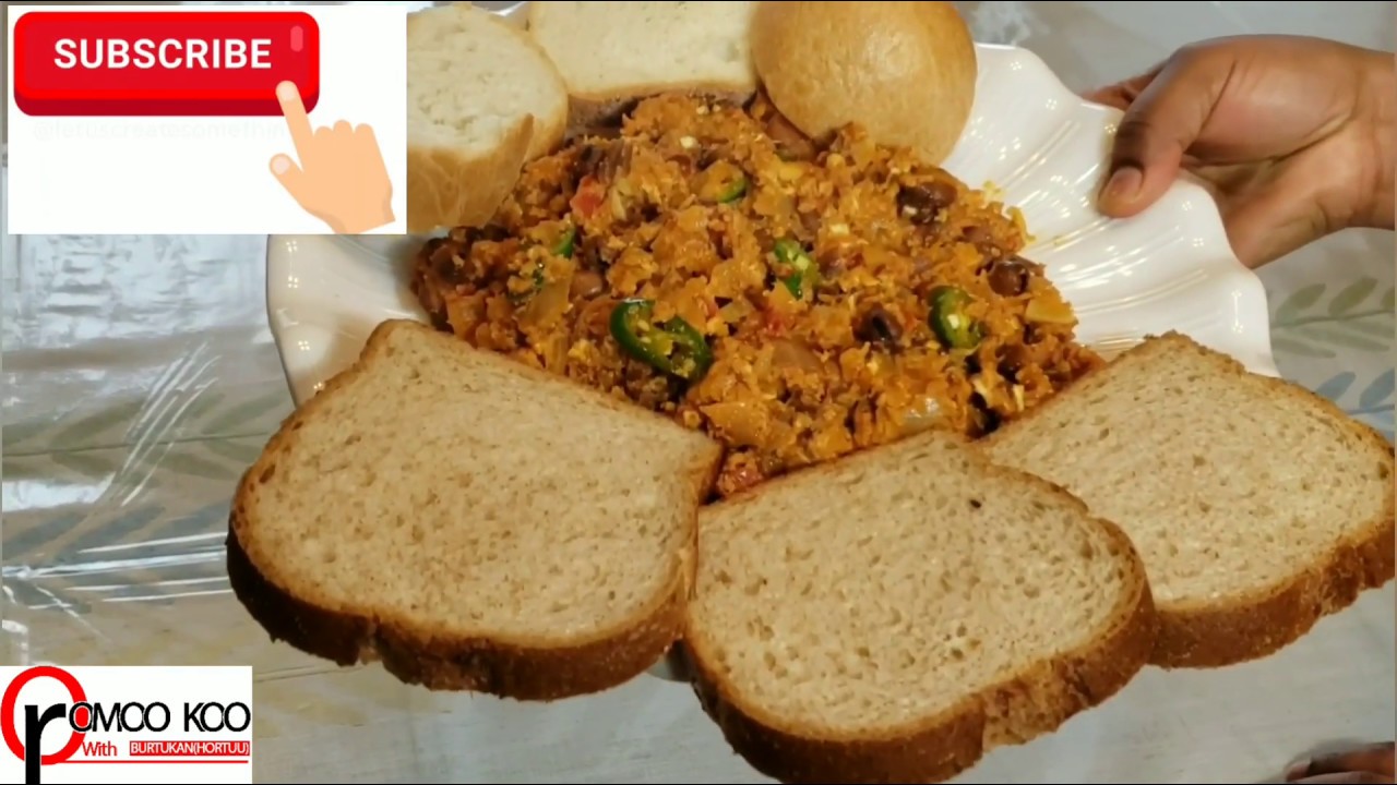 Nyaata Fuuli hanqaaquu waliin akkati qophau, Foul mudammas recipe with egg