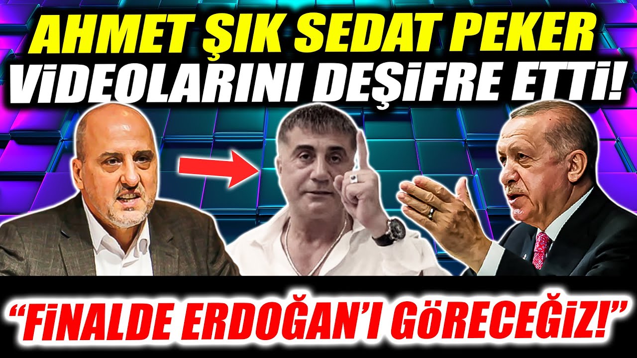 Ahmet Şık Sedat Peker videolarını deşifre etti! 