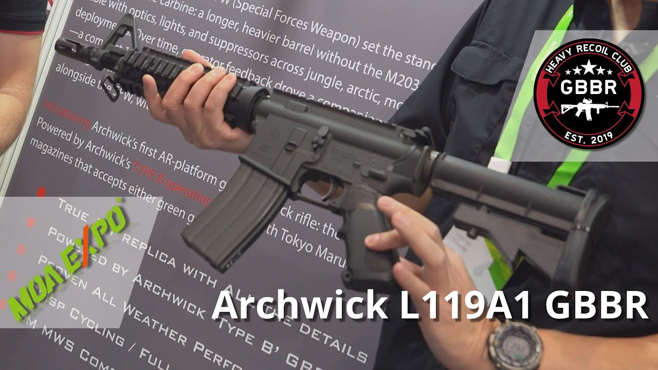 @archwick L119A1 GBBR, но с внутренними деталями из стали MWS | MOA2025 | Heavy Recoil Club
