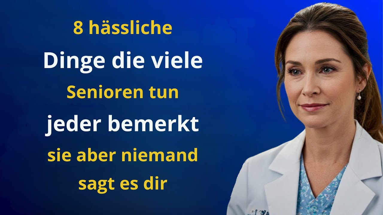 8 hässliche Gewohnheiten, die viele Senioren haben und die sie nach 60 weniger attraktiv machen