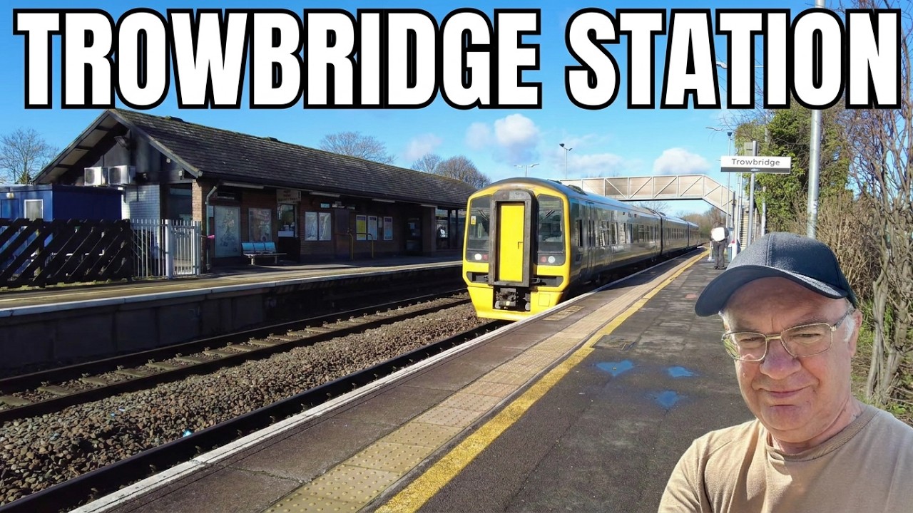 A Visit to Trowbridge Railway Station, Wiltshire #Railway