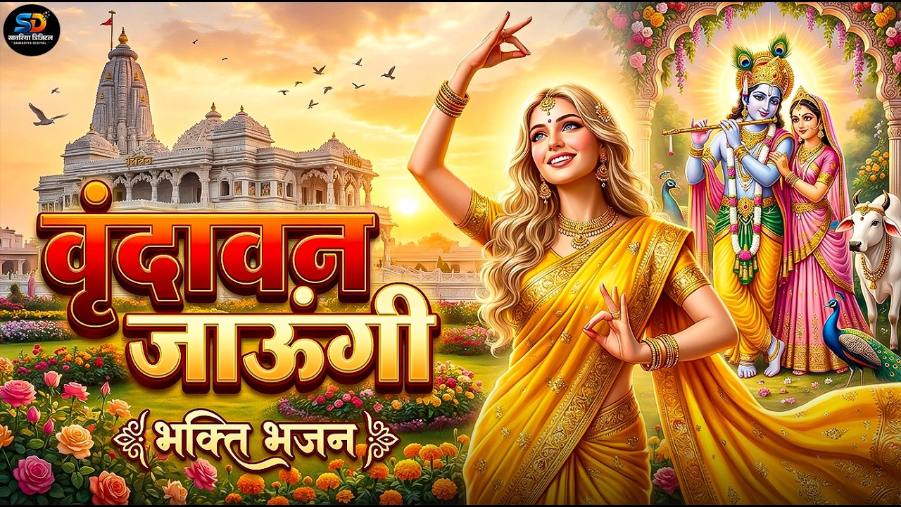 Vrindavan Jaungi | वृन्दावन जाउंगी | मेरे उठे विरह में पीर | Krishna Bhajan 2026 | #krishna #radhe