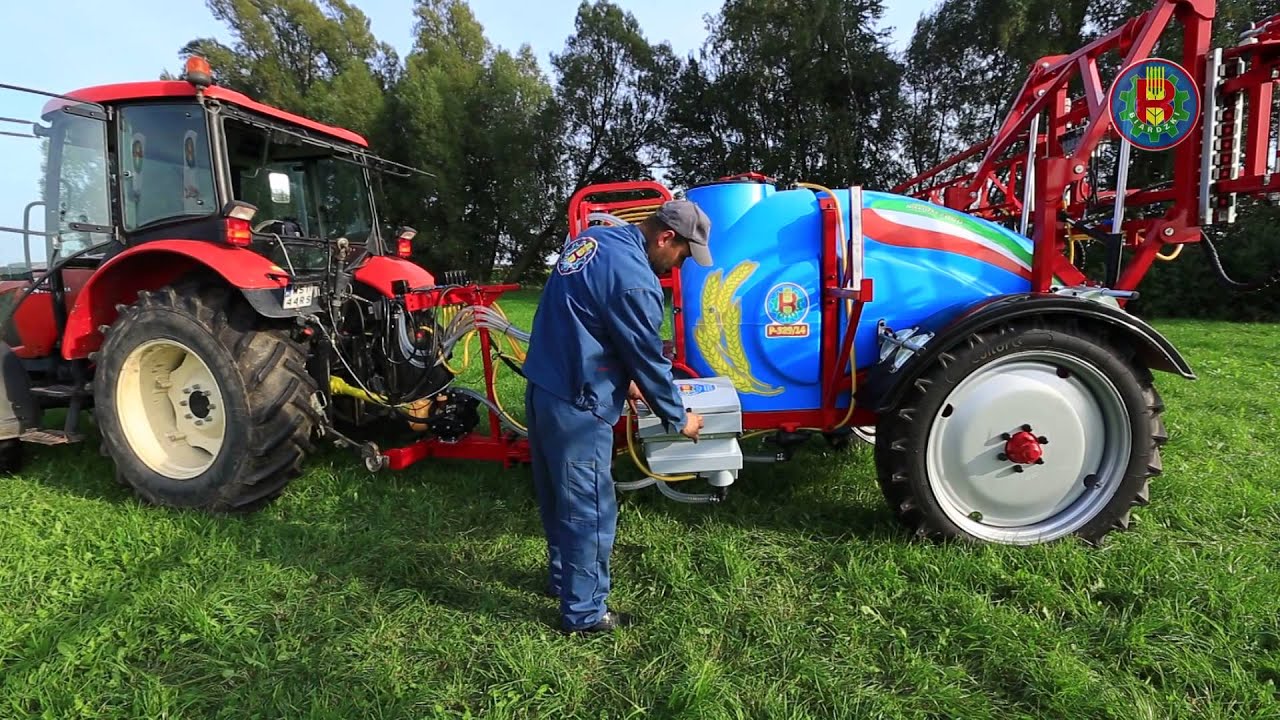 Opryskiwacz przyczepiany hydrauliczny Biardzki 2000l 15m