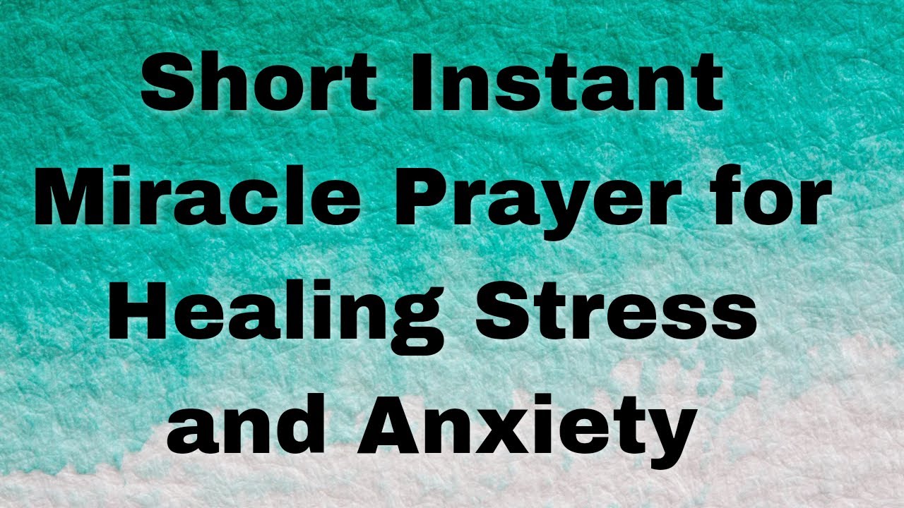 Prayer for healing stress and anxiety: How to find peace in the midst of chaos🌈|Magical prayer#3