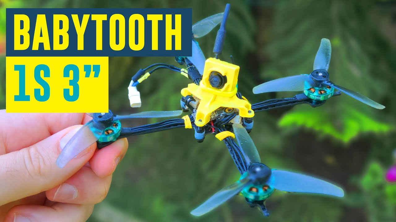 Kabab FPV Babytooth 1S 3inch toothpick review, build, flight