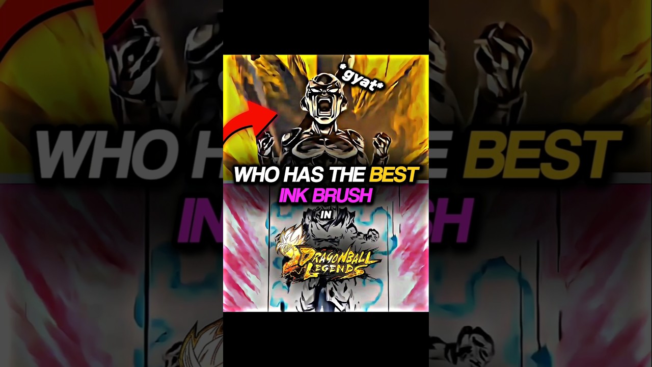 Whose Ink Brush Is your Favorite 🤩🔥!?(Dragon Ball Legends) #dragonballlegends #dbl #dblegends