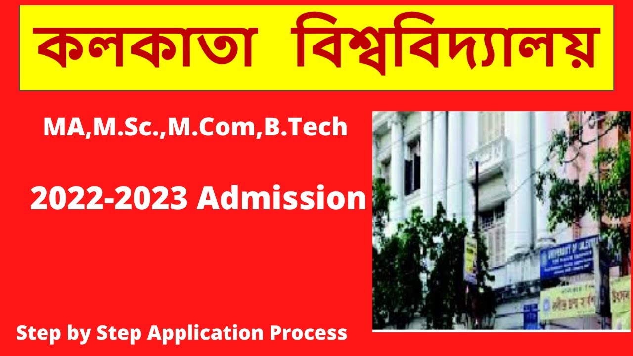 Online Form Fillup Of Calcutta University PG Admission 2022|MA Msc Mcom 2022|Step by step full apply