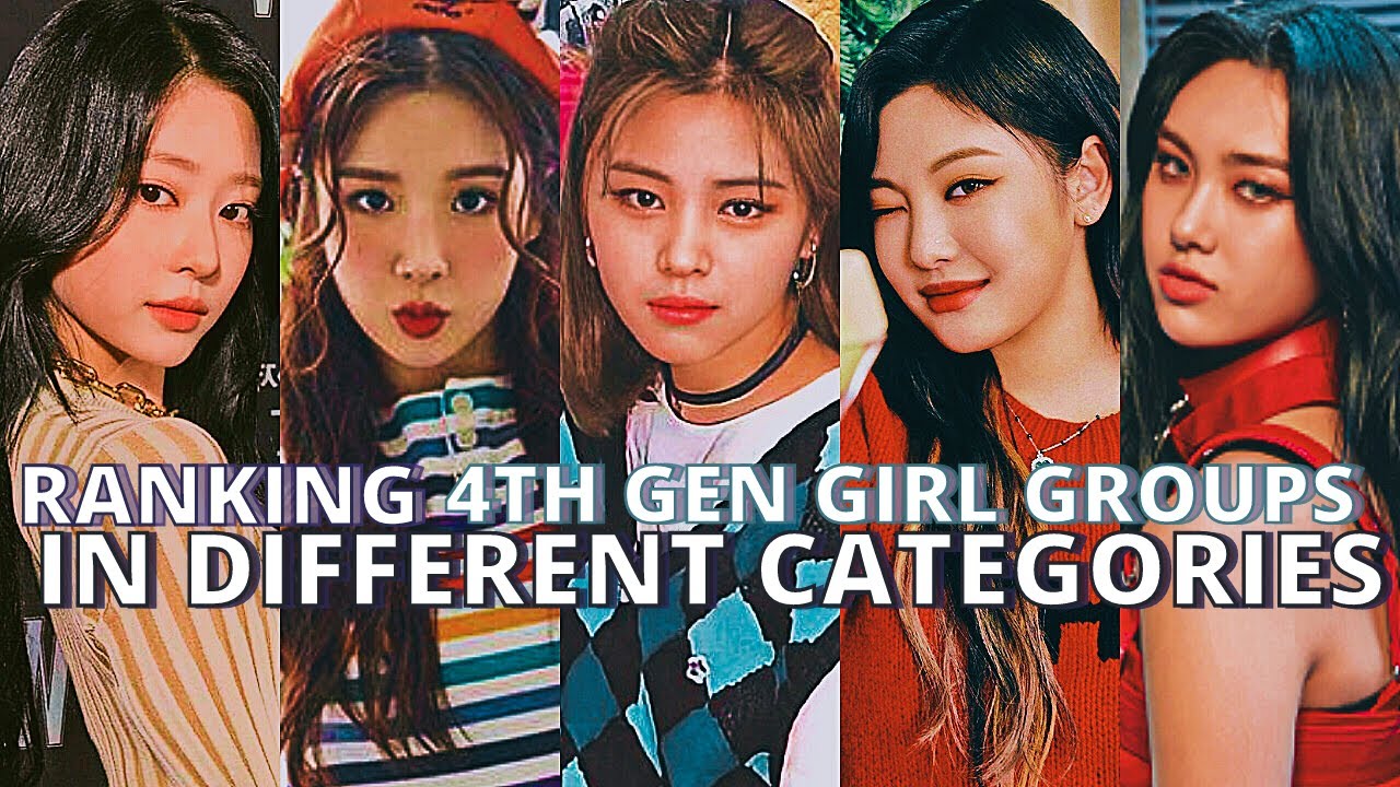 ITZY & AESPA & LOONA & IZ*ONE & EVERGLOW RANKING IN DIFFERENT CATEGORIES